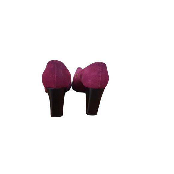 MIU MIU vintage suede wood block heels - EU 37.5 / 7 US - Picture 5 of 11